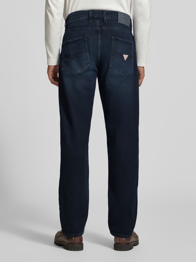 GUESS Straight Fit Jeans aus elastischem Baumwoll-Mix Modell 'RODEO' Jeansblau 5