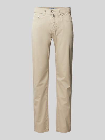 Pierre Cardin Tapered fit broek in 5-pocketmodel, model 'Lyon' Beige - 2