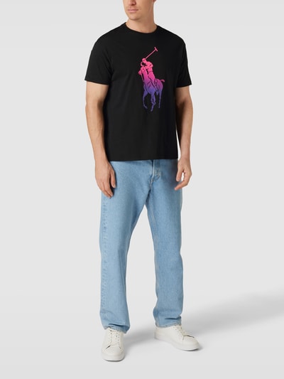 Polo Ralph Lauren T-shirt z nadrukowanym motywem Czarny 1