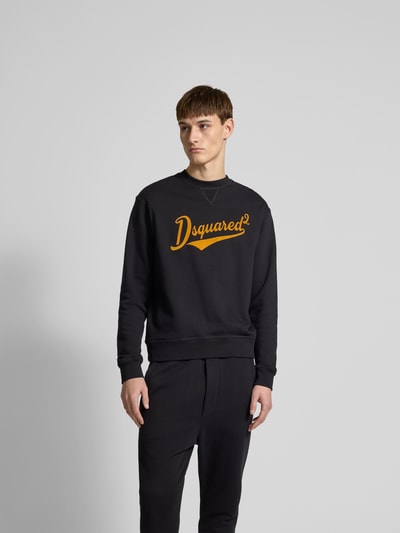 Dsquared2 Sweatshirt mit Label-Print Black 4