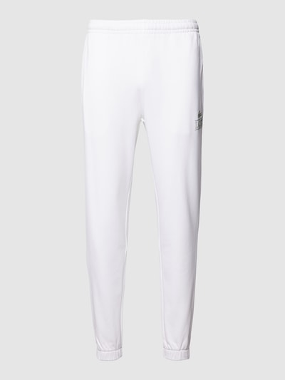 Lacoste Spodnie dresowe z detalem z logo Biały 2