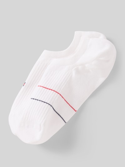 Produktfoto, Füsslinge aus Baumwoll-Mix von Tommy Hilfiger, Optik: Unifarben, Logo-Print, Bundabschluss: elastisch, Jersey-Stretch