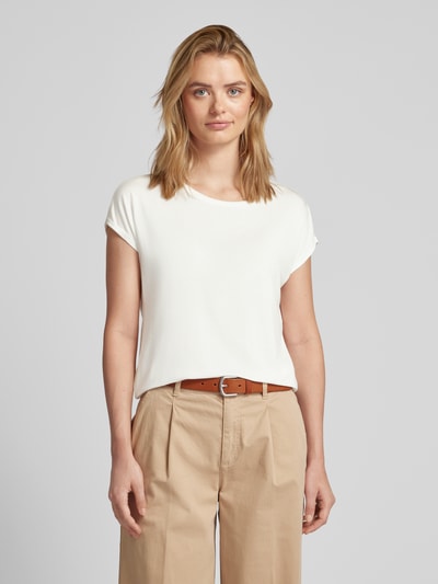 Vero Moda T-Shirt mit Kappärmeln Modell 'AVA' Weiss 4