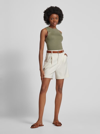 Mango Tanktop in unifarbenem Design Modell 'HERNAN' Khaki 1