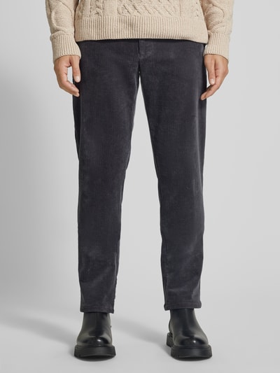 Christian Berg Men Corduroy broek met steekzakken Donkergrijs - 4