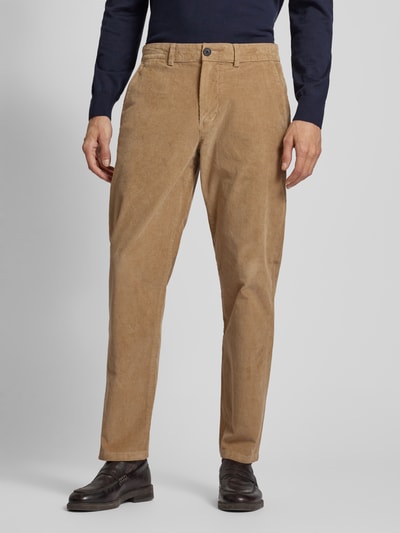 SELECTED HOMME Straight fit broek van corduroy, model 'MILES' Zand - 4