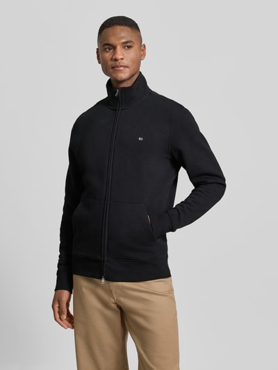 Christian Berg Men Regular Fit Sweatjacke mit Stehkragen Black 4