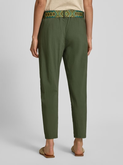 ZABAIONE Stoffhose mit französischen Eingrifftaschen Khaki 5