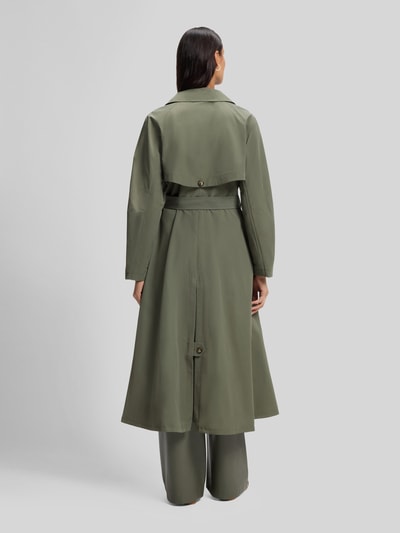 BOSS Regular Fit Trenchcoat aus Baumwoll-Mix Oliv 5