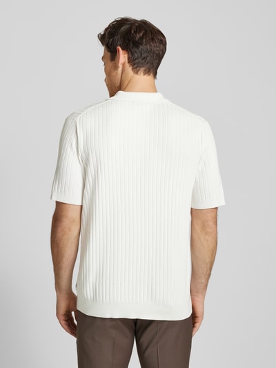 Cinque Slim Fit Poloshirt mit Knopfleiste Modell 'NUPE' Offwhite 5