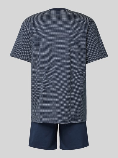 Schiesser Pyjama met Donkerblauw - 3