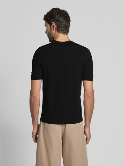 HUGO T-Shirt mit Rundhalsausschnitt Black 5