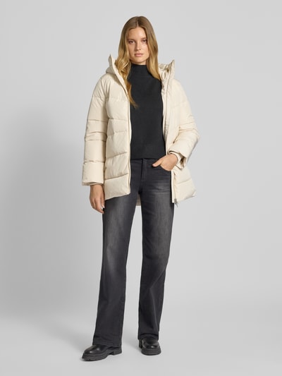 Mango Steppmantel mit Zweiwege-Reißverschluss Modell 'TOKYO' Offwhite 1