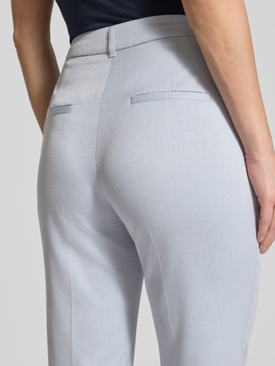 s.Oliver BLACK LABEL Regular Fit Weite Hose aus Viskose-Mix Bleu 3