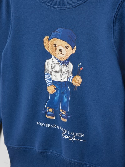 Polo Ralph Lauren Teens Sweatshirt met motiefprint Rookblauw - 2