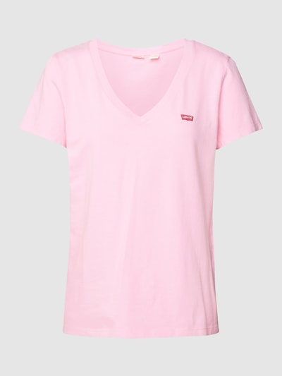 Levi's® T-Shirt mit Label-Patch Rosa 2