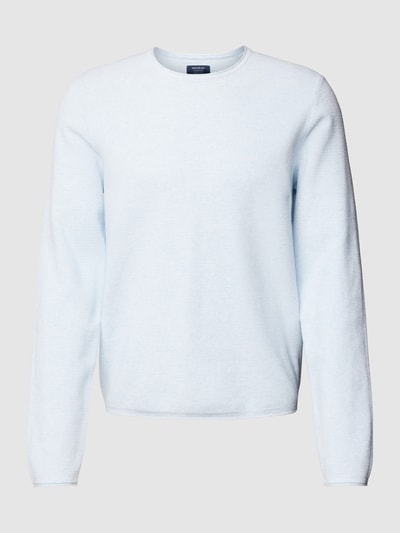 MCNEAL Strickpullover mit Strukturmuster Bleu Melange 2