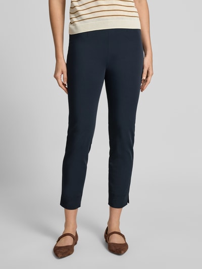 SEDUCTIVE Stoffen broek met elastische band model 'SABRINA' Marineblauw - 4