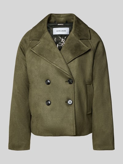More & More Żakiet z kołnierzem z klapami Oliwkowy 2