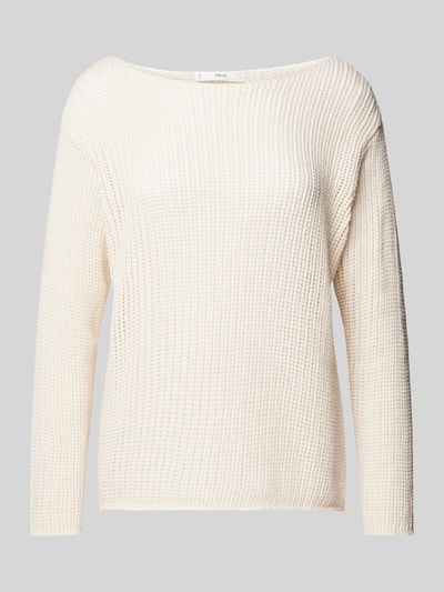 Mango Strickpullover mit U-Boot-Ausschnitt Modell 'KENIA' Beige 2