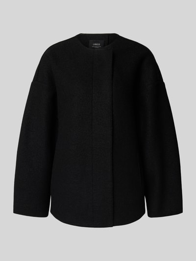 Lanius Wolljacke mit Rundhalsausschnitt Black 2