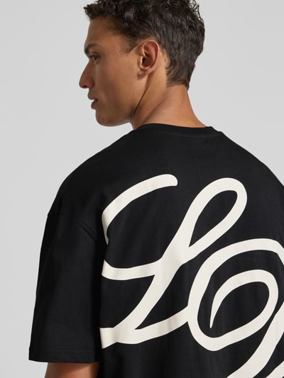 Les Deux T-Shirt mit Rundhalsausschnitt Modell 'Danton' Black 3
