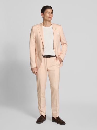 JOOP! COLLECTION Marynarka na 2 guziki o kroju slim fit z mieszanki wiskozy i wełny Jasnoczerwony 1