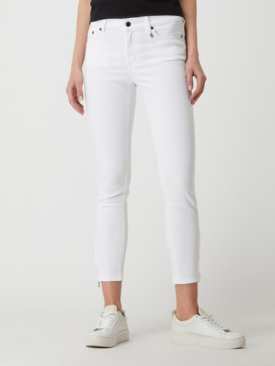 BOGNER Jeansy o kroju skinny fit z dodatkiem streczu model ‘Mae’ Biały 4