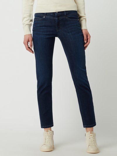 Cambio Korte jeans met stretch, model 'Posh' Jeansblauw - 4