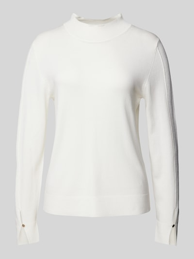 s.Oliver BLACK LABEL Regular Fit Langarmshirt mit Schlitz am Ärmel Offwhite 2