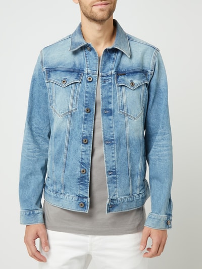 G-Star Raw Jeansjack met klepzakken  Jeansblauw - 4