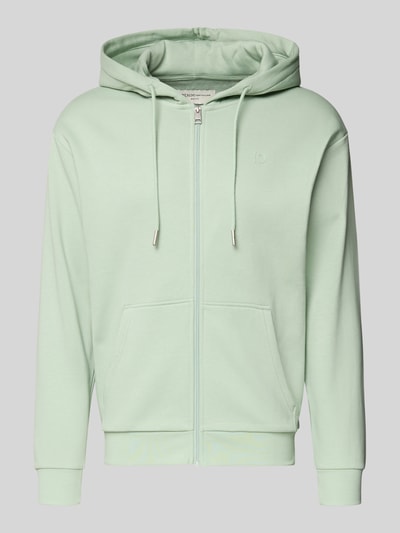Tom Tailor Denim Regular fit sweatjack van katoenmix Mintgroen - 2