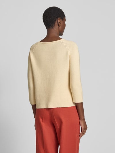 Weekend Max Mara Strickpullover mit Rundhalsausschnitt Modell 'ADDOTTO' Ecru 5