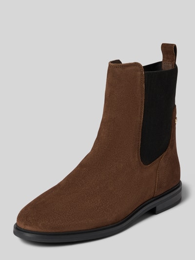 Tommy Hilfiger Chelsea Boots aus Rindsnappa Dunkelbraun 1