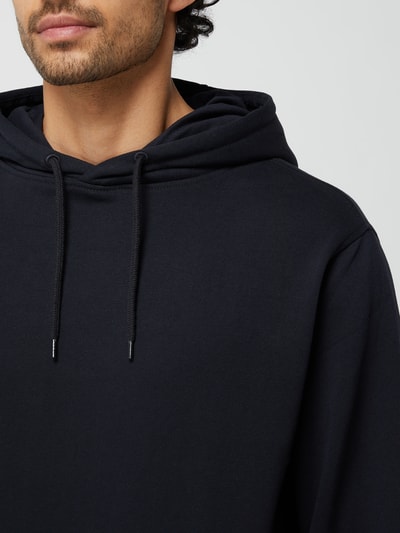 !Solid Hoodie mit überschnittenen Schultern Modell 'Varick' Black 3