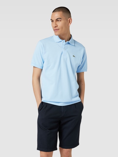 Lacoste Classic Fit Poloshirt mit Label-Applikation Hellblau 4