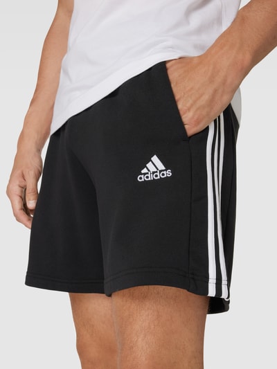 ADIDAS SPORTSWEAR Korte broek met labelstitching Zwart - 3