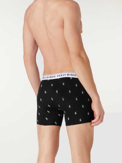 Polo Ralph Lauren Underwear Boxershort met logo in band in een set van 3 stuks, model 'BRIEF' Zwart - 4