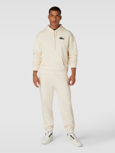 Lacoste Sweatpants met elastische boorden in offwhite online kopen