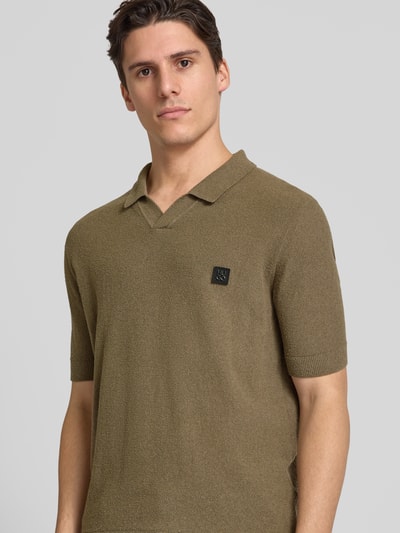 HUGO Regular Fit Poloshirt mit Label-Badge Modell 'Shiplom' Hellbraun 3