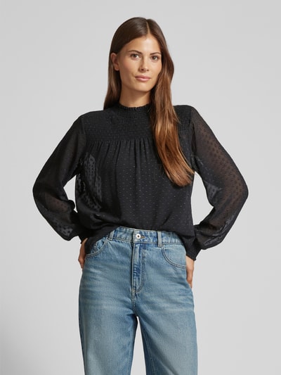 comma Bluse mit rückseitigem Schlüsselloch-Ausschnitt Black 4