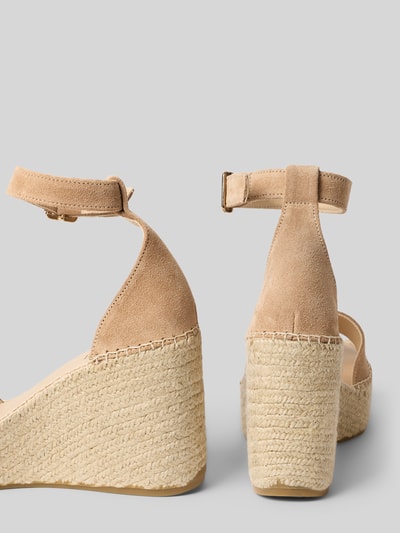 Espadrij Sandalette mit Keilabsatz Modell 'DIJON' Beige 2