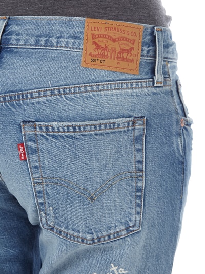 Levi's® 300 501 ® CT Tapered Fit 5-Pocket-Jeans im Light Used Look Jeansblau Melange 2