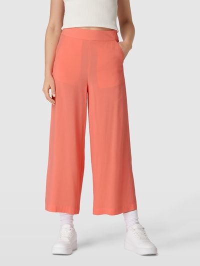 QS Culotte van viscose met naadritssluiting Zalm - 4