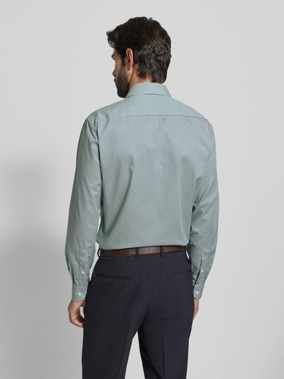 ETERNA Modern fit zakelijk overhemd van katoen met kentkraag Groen - 5