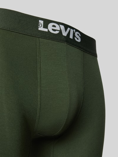 Levi's® Trunks mit elastischem Logo-Bund im 2er-Pack Dunkelgruen 2