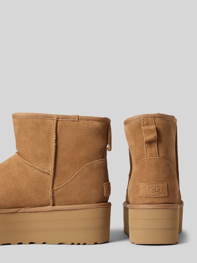 UGG Lederboots mit Plateausohle Camel 2