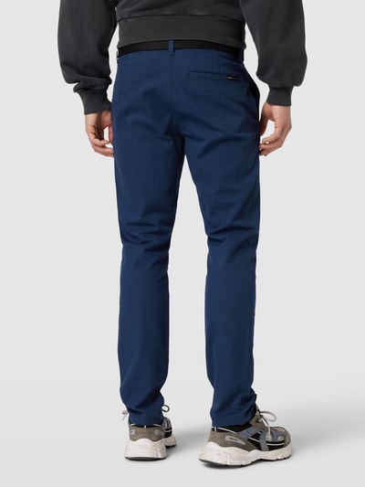 Tom Tailor Denim Slim Fit Chino mit Gürtel Marine 5