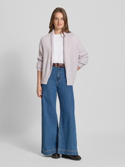 Marc Cain Vest met sjaalkraag Lavendel - 1