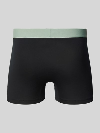 Schiesser Boxershort met elastische band met label in een set van 3 stuks Zwart - 3